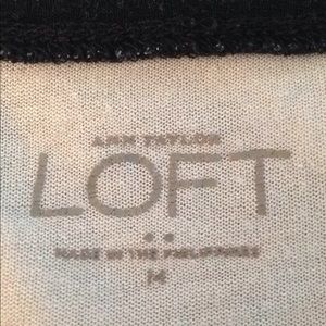 LOFT Tops - Black and white loft top LOFT Tops - Black and white loft top